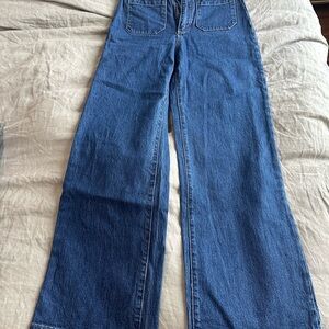 ROLLA'S Blue high rise wide leg Women's Jeans